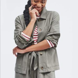 Amour Vert Polly Chore Jacket XS Vetiver NWT